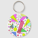 Search for retro 80s keychains Geometric