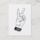 Search for peace sign business cards cool