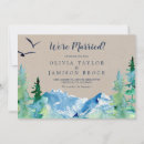 Search for mountain wedding announcement cards For her