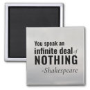 Search for shakespeare magnets quote