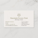 Search for judge business cards Law practice