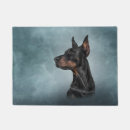 Search for doberman doormats Dog
