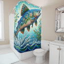 Search for salmon shower curtains Fish