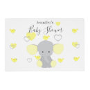 Search for baby shower placemats Elephant