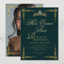 Search for emerald green quinceanera invitations Mis quince anos