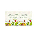 Search for vintage return address labels Colorful