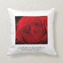Search for red rose pillows Anniversary