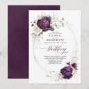 Search for purple and gray wedding invitations Couple