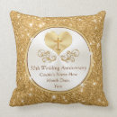 Search for anniversary pillows Gold