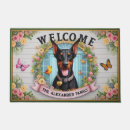 Search for doberman doormats Dog mom