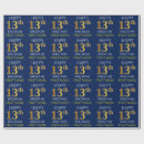 Search for 13th birthday wrapping paper Simple