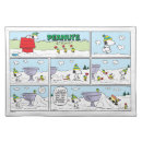 Search for table placemats Peanuts comic strip