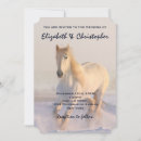 Search for equestrian wedding invitations Equine