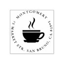 Search for coffee rubber stamps Return address