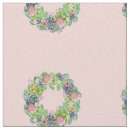 Search for succulent fabric Watercolor