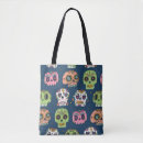 Search for sugar skull tote bags Abstract