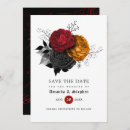 Search for gothic wedding save the dates Black