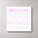 Search for baby birth canvas prints Pink