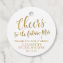Search for mini favor tags Faux gold foil