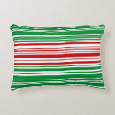 Search for peppermint candy pillows Red green white