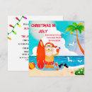 Search for santa claus invitations Tropical