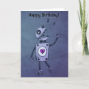 Search for robot birthday cards Geek
