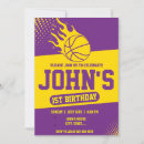 Search for basketball 1st birthday invitations Boy