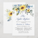 Search for sunflower rehearsal dinner invitations Country