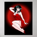Search for 50s pin up girl posters retro