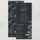 Search for peacock wedding programs Chic