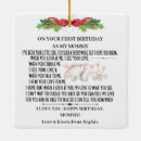Search for baby 1st birthday ornaments For her