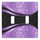 Search for floral light switch covers Purple