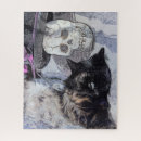 Search for halloween cat puzzles Skeleton