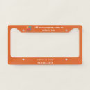 Search for orange license plates Marketing