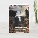 Search for skunk birthday cards Funny