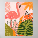 Search for flamingo posters Watercolor