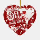 Search for queen of hearts ornaments Wonderland