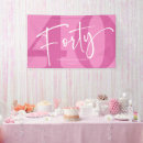 Search for pink banners For her