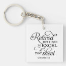 Search for retirement keychains Elegant