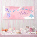Search for mermaid banners Watercolor