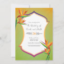 Search for bird of paradise wedding invitations Floral