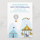Search for amusement park birthday invitations Party