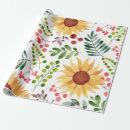 Search for sunflower wrapping paper Fall