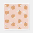 Search for fall birthday napkins Pumpkin baby shower
