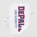 Search for college golf towels Depaul university logo