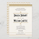 Search for 1920s wedding invitations Modern