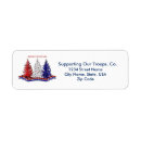 Search for military return address labels Usa