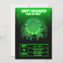 Search for neon halloween invitations Haunted house