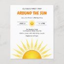 Search for you are my sunshine 1st birthday invitations Gender neutral