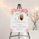 Search for pink gold 50th birthday party decor 50 and fabulous